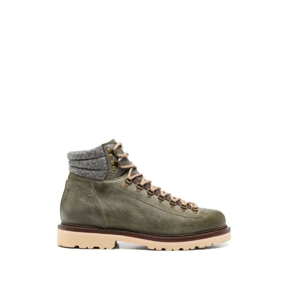 Brunello Cucinelli Men Leather Ankle Boots